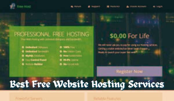 Best Free Website Hosting Services