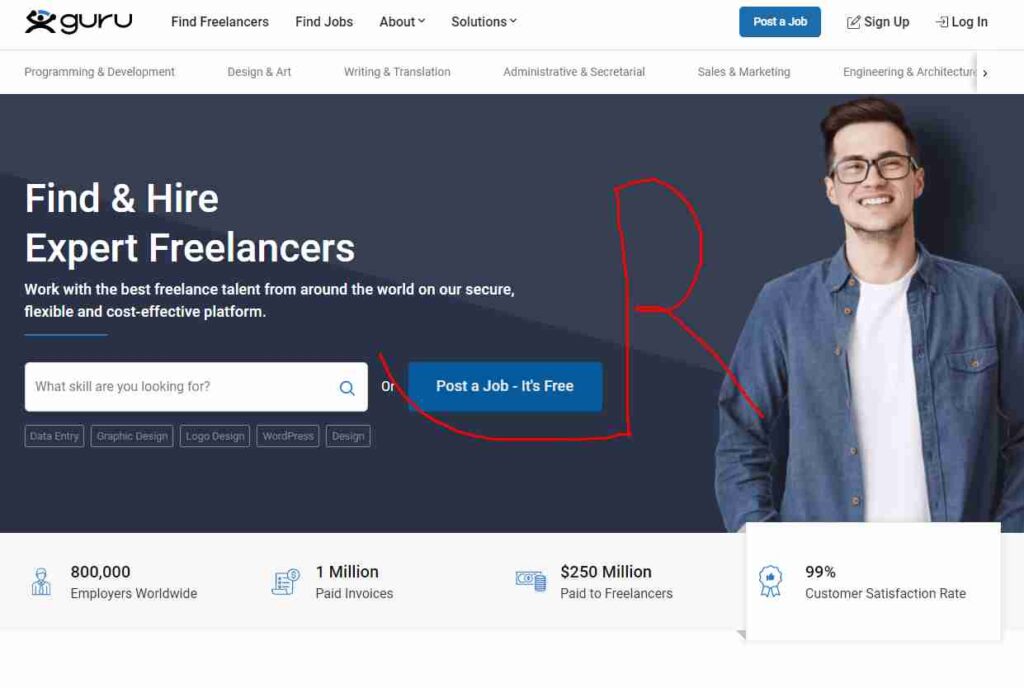 Top 10 Best freelance websites for home jobs Guru