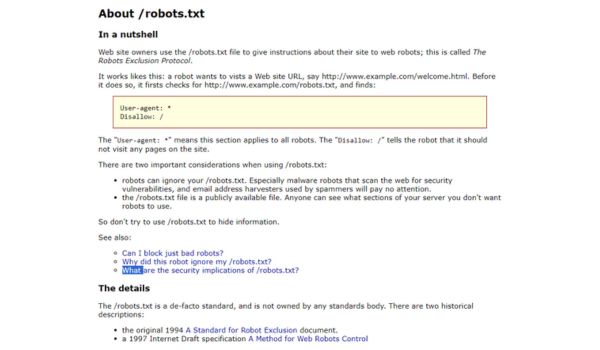 ROBOTS.TXT- make google index your site
